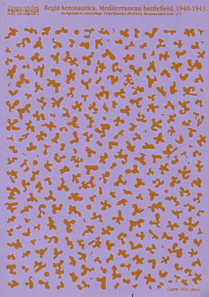Print Scale PSL002 1:72 Regia Aeronautica camouflage shapes