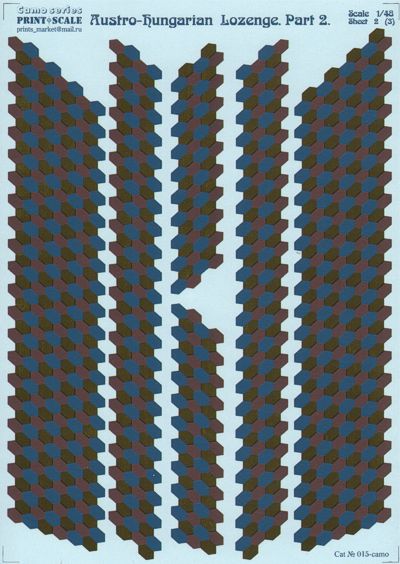 Print Scale PSL015 1:48 Austro-Hungarian Lozenge Part 2