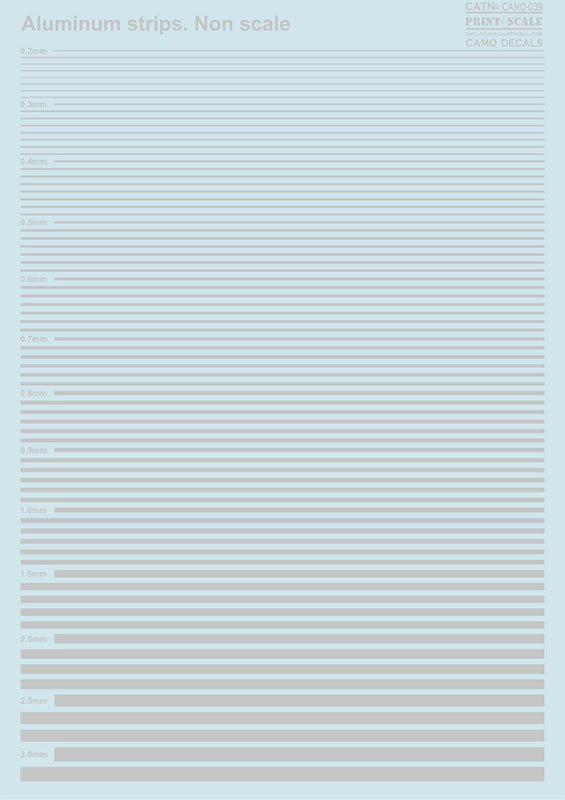 Print Scale PSL039 Aluminium stripes