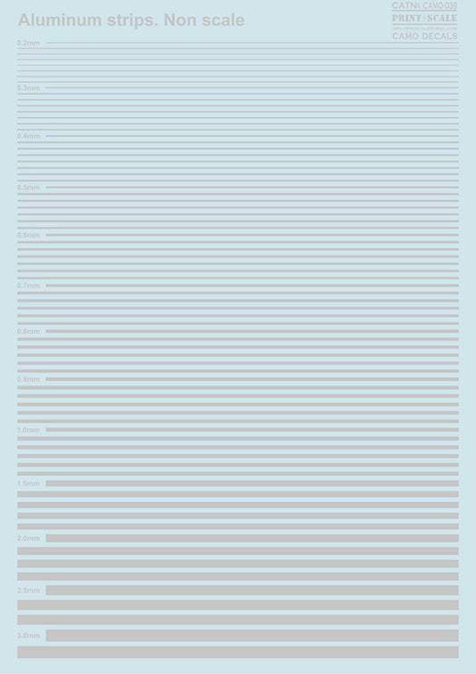 Print Scale PSL039 Aluminium stripes