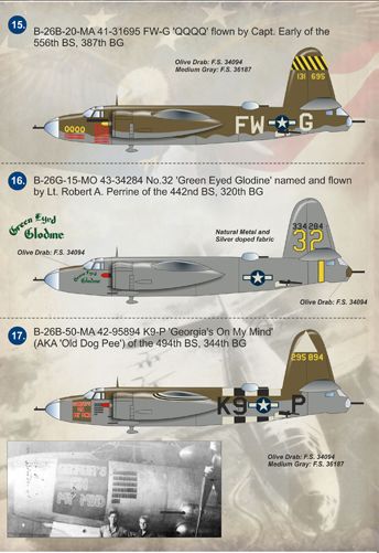 Print Scale PSL14407 1:144 Martin B-26 Marauder 1