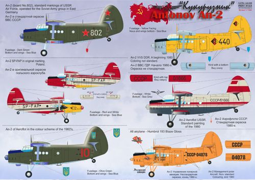 Print Scale PSL14409 1:144 Antonov An-2 'Colt' 1