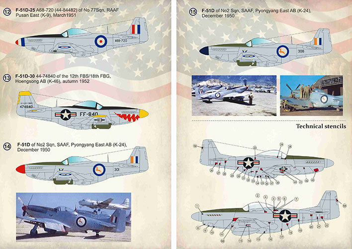 Print Scale PSL14422 1:144 North-American F-51 Mustang