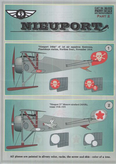 Print Scale PSL32005 1:32 Nieuport N.23/N.24 Part 2