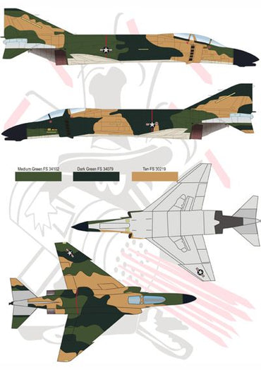 Print Scale PSL32006 1:32 McDonnell F-4 Phantom II in Vietnam part 2 1