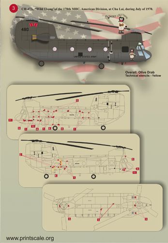 Print Scale PSL32008 1:35 Boeing CH-47A Chinook part 2