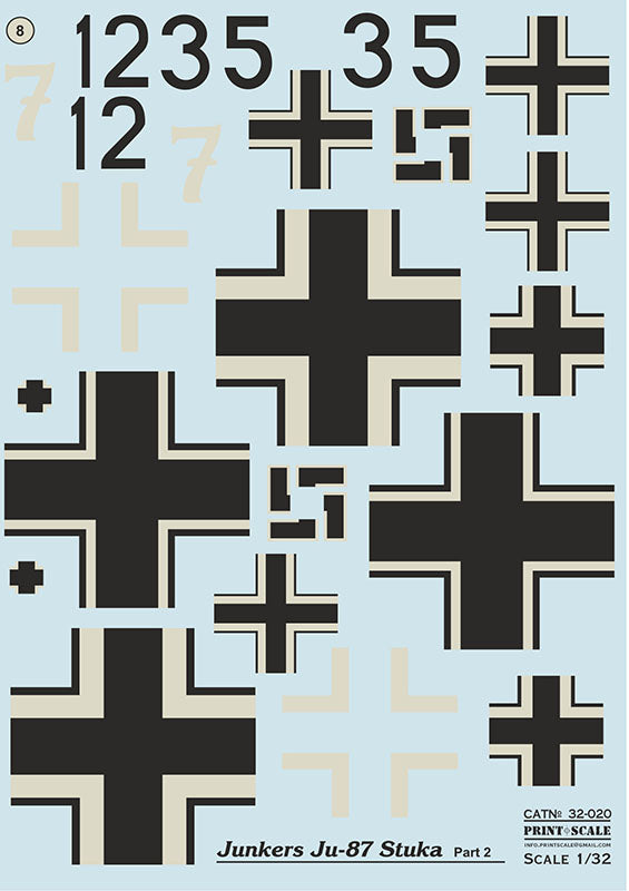 Print Scale PSL32020 1:32 Junkers Ju-87 'Stuka' Part 2 1