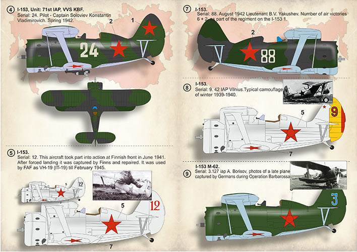 Print Scale PSL32025 1:32 Polikarpov I-153 Part 1 1