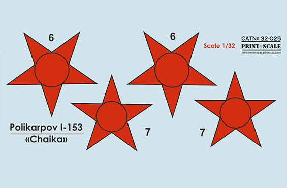 Print Scale PSL32025 1:32 Polikarpov I-153 Part 1 1