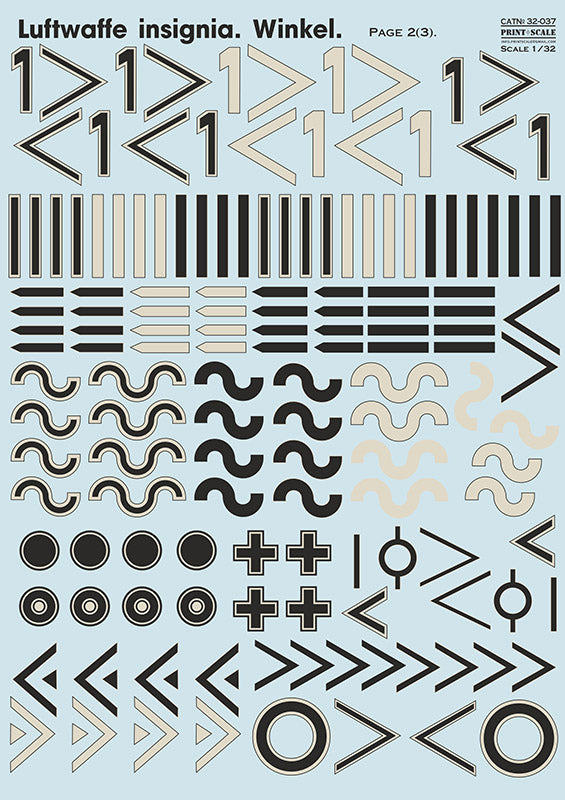 Print Scale PSL32037 1:32 Luftwaffe Insignia