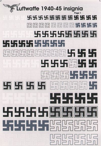 Print Scale PSL48007 1:48 Luftwaffe/German 1939-1945