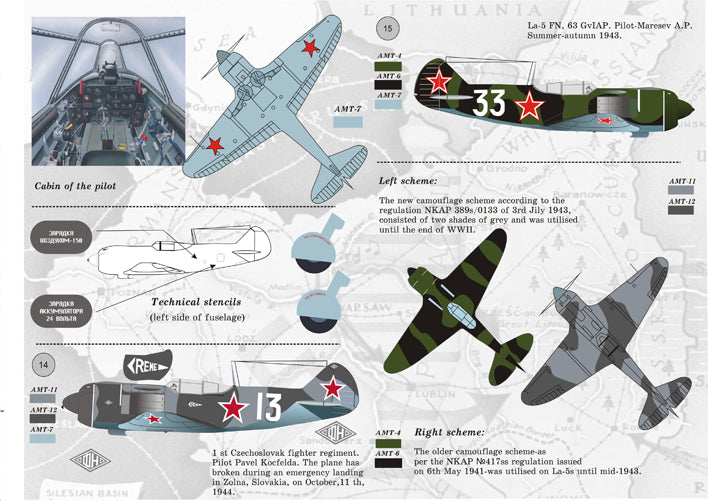 Print Scale PSL48019 1:48 Lavochkin La-5 Part 2