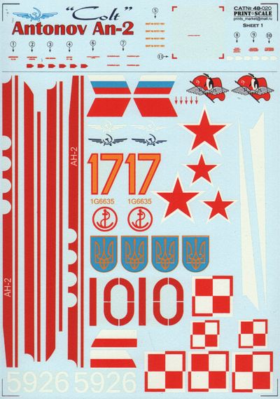 Print Scale PSL48020 1:48 Antonov An-2 'Colt'