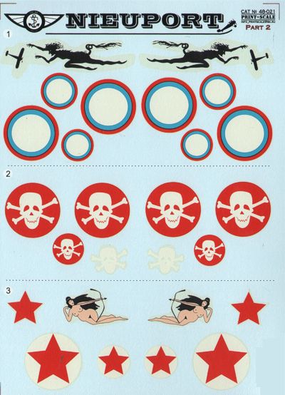 Print Scale PSL48021 1:48 Nieuport Part 2