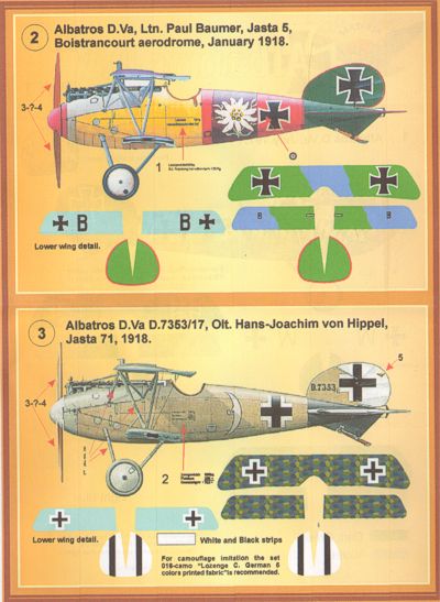 Print Scale PSL48022 1:48 Albatros D.V