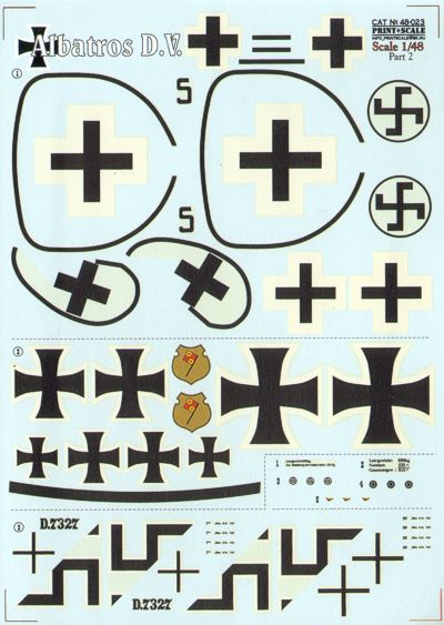 Print Scale PSL48023 1:48 Albatros D.V