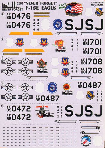 Print Scale PSL48030 1:48 McDonnell F-15E Strike Eagle Part 1