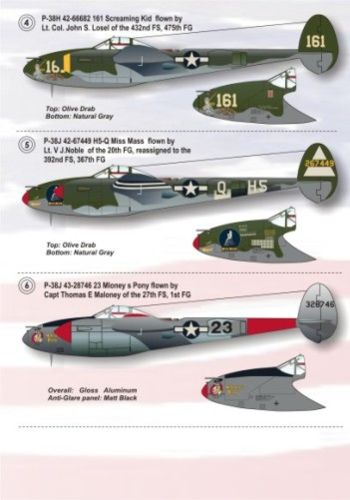Print Scale PSL48036 1:48 Lockheed P-38 Lightning Part 1 1