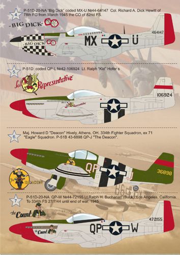 Print Scale PSL48039 1:48 North-American P-51D Mustang1
