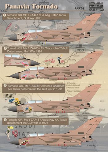 Print Scale PSL48040 1:48 Panavia Tornado Part 1 1