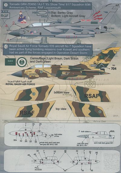 Print Scale PSL48041 1:48 Panavia Tornado Gr.4/Gr.4a Part 2