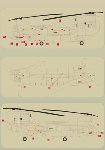 Print Scale PSL48043 1:48 Boeing CH-47 Chinook Part 1 1