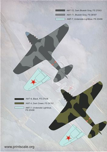 Print Scale PSL48056 1:48 Victory aces regiment 'Normandie-Nieman' 1