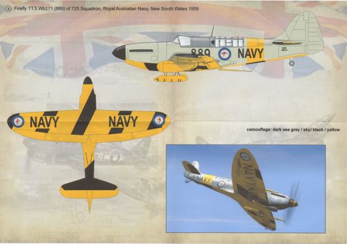 Print Scale PSL48058 1:48 Fairey Firefly F Mk.I / FR Mk.I 1