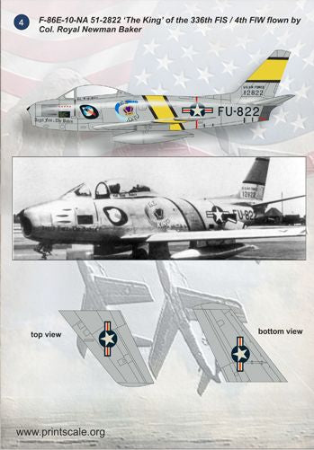 Print Scale PSL48063 1:48 North-American F-86E Sabre Part 1