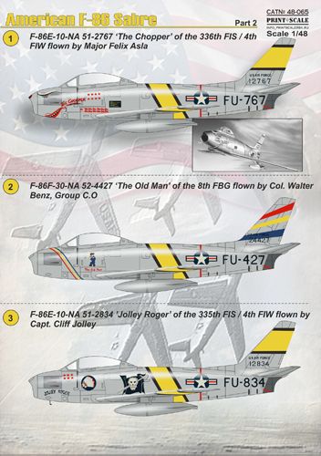 Print Scale PSL48065 1:48 North-American F-86E Sabre Part 2