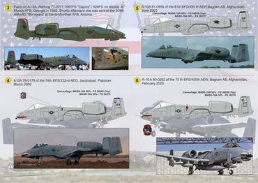Print Scale PSL48073 1:48 Fairchild A-10 Thunderbolt II Part 2 1
