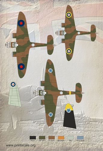Print Scale PSL48081 1:48 Bristol Blenheim Mk.IF