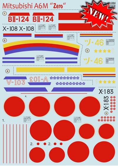 Print Scale PSL48084 1:48 Mitsubishi A6M "Zero"