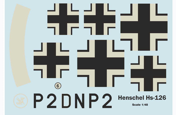 Print Scale PSL48099 1:48 Henschel Hs-126A-1 x 1/Hs-126B-1 x 5