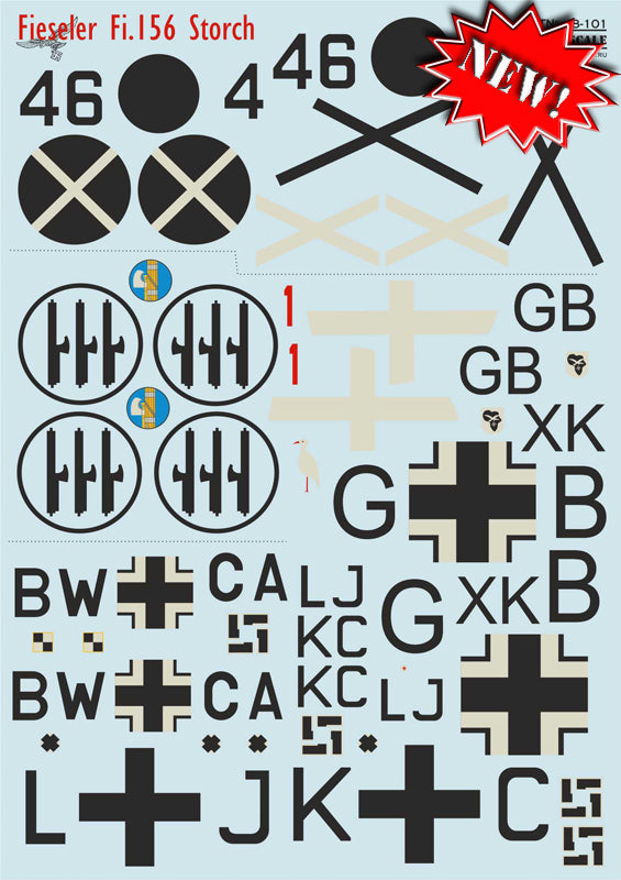 Print Scale PSL48101 1:48 Fieseler Fi-156C Storch