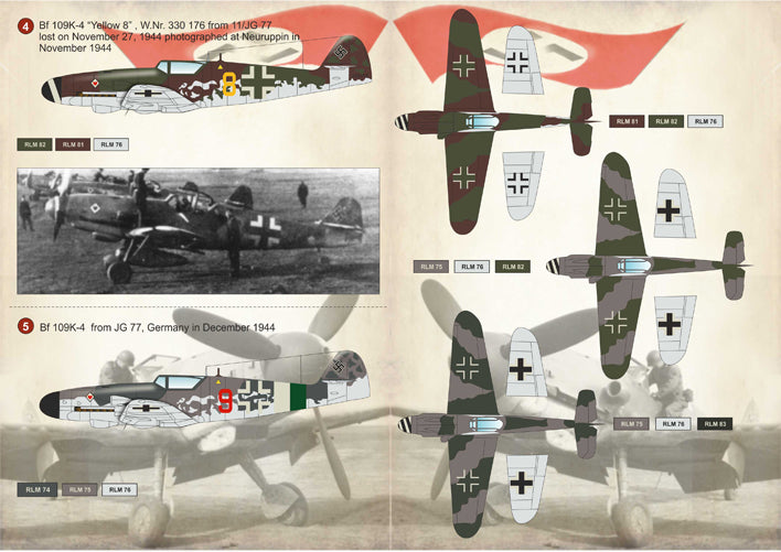 Print Scale PSL48103 1:48 Messerschmitt Bf-109K-4 Kurfurst Part-1