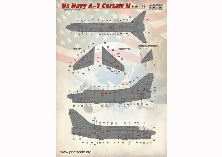 Print Scale PSL48128 1:48 U.S