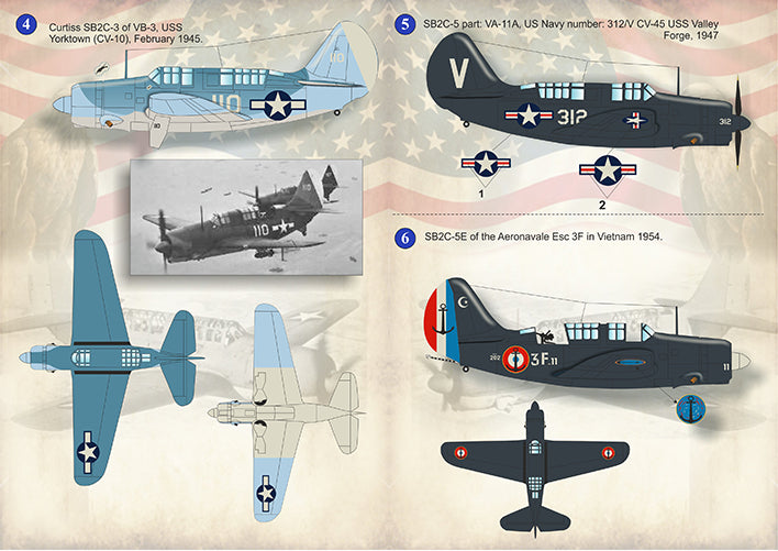 Print Scale PSL48137 1:48 Curtiss SB2C-3/SBC-5 Helldiver The complete set