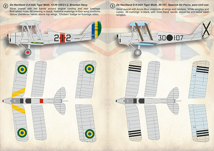 Print Scale PSL48180 1:48 de Havilland Tiger Moth Part 2 1