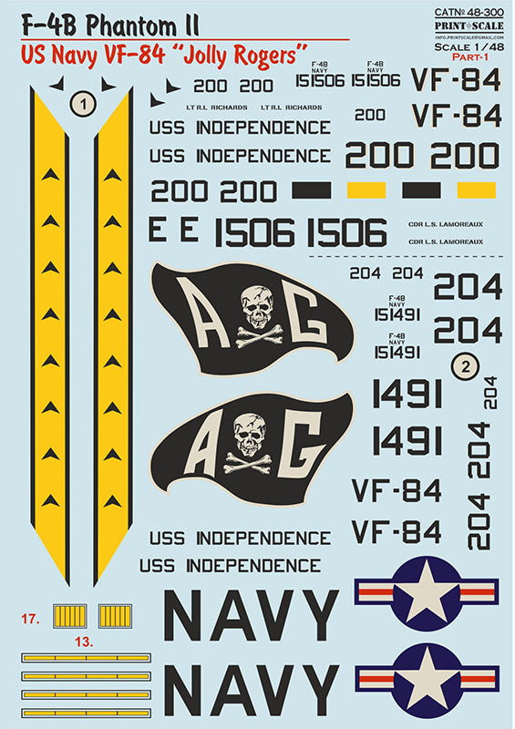 Print Scale PSL48300 1:48 McDonnell F-4B Phantom II