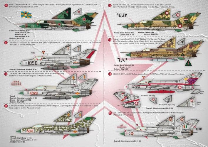 Print Scale PSL72009 1:72 Mikoyan MiG-21 Fishbed