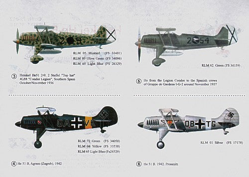 Print Scale PSL72012 1:72 Heinkel He-51A/He-51B