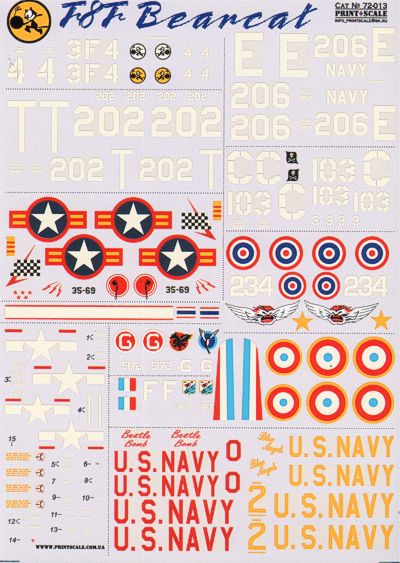 Print Scale PSL72013 1:72 Grumman F8F Bearcat