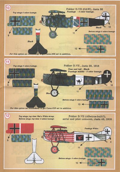 Print Scale PSL72024 1:72 Fokker D.VII Pt 1