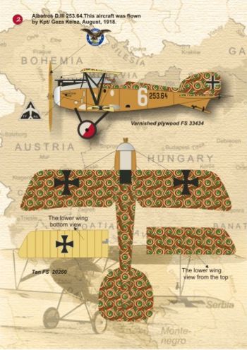 Print Scale PSL72037 1:72 Albatros D.III