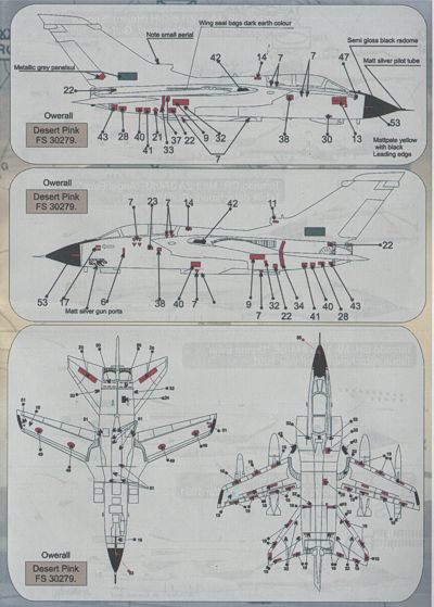 Print Scale PSL72040 1:72 Panavia Tornado GR.1 Gulf War Nose Art