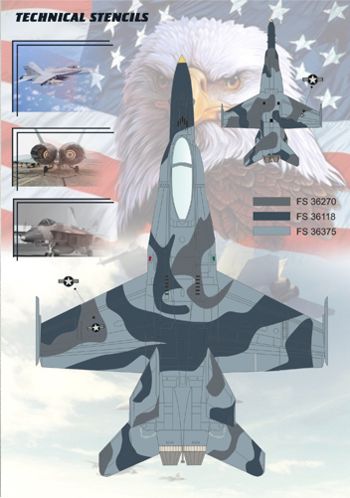 Print Scale PSL72044 1:72 McDonnell-Douglas F/A-18C Hornet Part 1 1