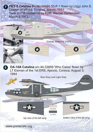 Print Scale PSL72054 1:72 Consolidated PBY Catalina The complete set 2