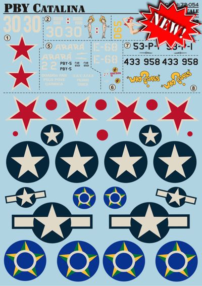 Print Scale PSL72054 1:72 Consolidated PBY Catalina The complete set 2