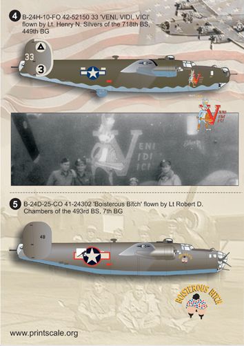 Print Scale PSL72060 1:72 Consolidated B-24 Liberator [B-24H B-24J B-24D] 1